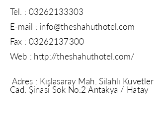 The Shahut Hotel iletiim bilgileri